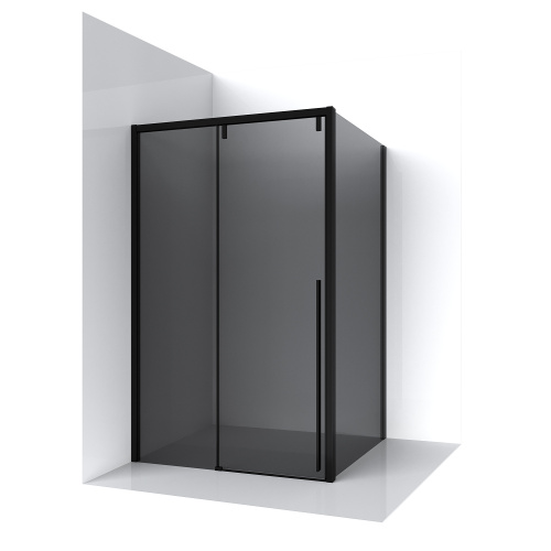 Душевой уголок Ambassador 110022201IBB-110IBB 120х110 стекло тонированное профиль черный без поддона